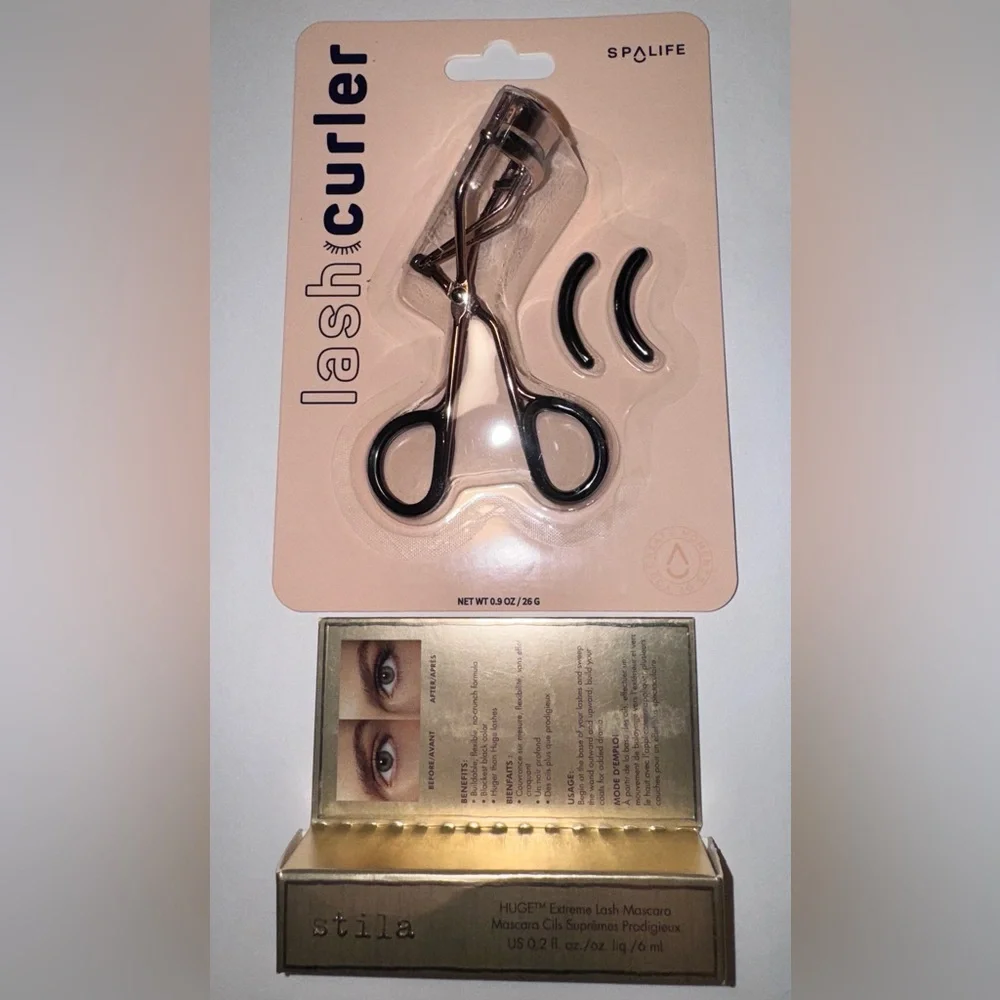 Stila Intense Black Mascara & Spa Life Lash Curler